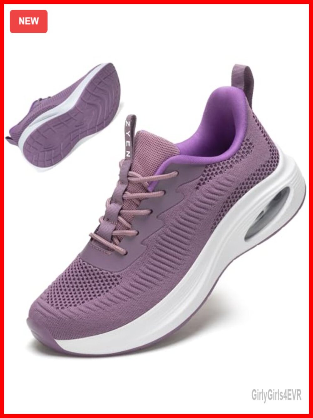 Wide Toe Box Running Shoes Air Cushion Arch Support Lightweight Women's Sneakers